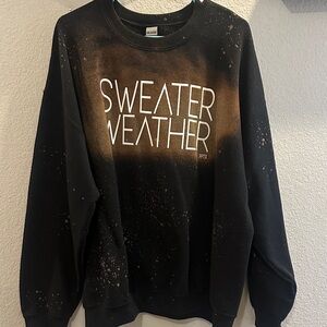 Gildan Black and Brown Splatter Sweatshirt